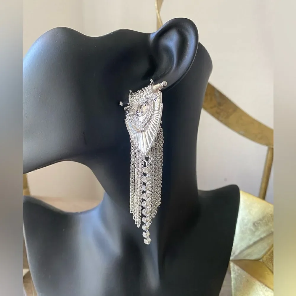 Statement drop earrings M159